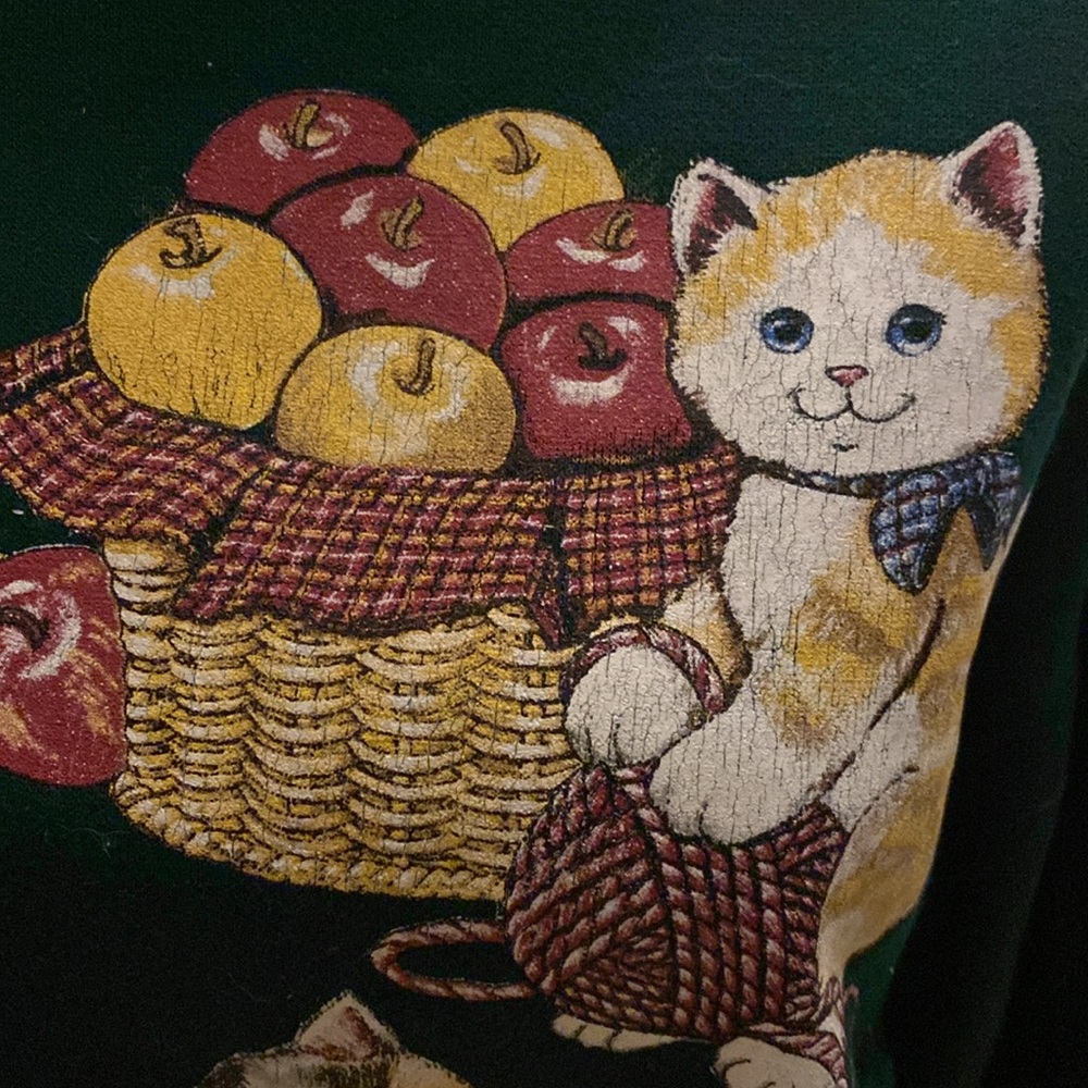 Vintage Basic Editions Kitty Sweatshirt - image 3